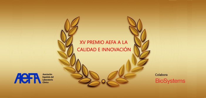 XV PREMIO AEFA A LA CALIDAD E INNOVACION